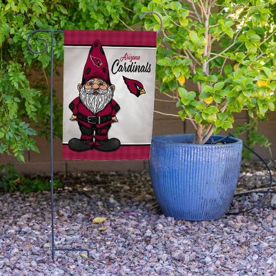 Rico Industries NFL Football Arizona Cardinals Gnome Spring 13" x 18" Double Sided Garden Flag Image 3