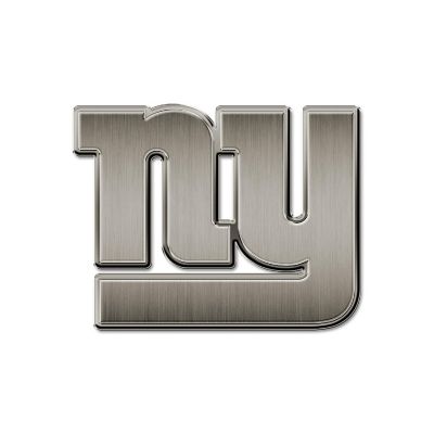 Rico Industries NFL Football New York Giants NY Antique Nickel Auto Emblem for Car/Truck/SUV Image 1