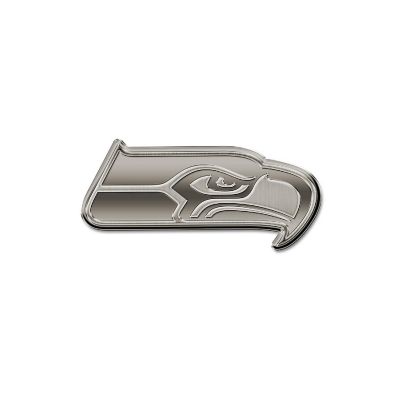 Rico Industries NFL Football Seattle Seahawks Standard Antique Nickel Auto Emblem for Car/Truck/SUV Image 1