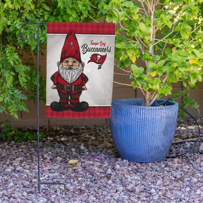 Rico Industries NFL Football Tampa Bay Buccaneers Gnome Spring 13" x 18" Double Sided Garden Flag Image 3