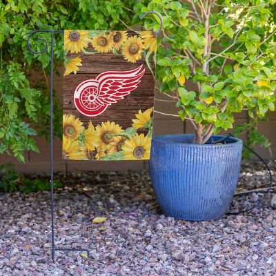 Rico Industries NHL Hockey Detroit Red Wings Sunflower Spring 13" x 18" Double Sided Garden Flag Image 3