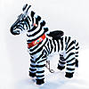 Ride-on Plush Zebra Image 1