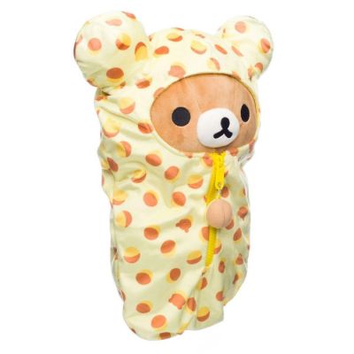 Rilakkuma San-X Original Castella Cake Pattern Sleeping Bag Plush Image 1