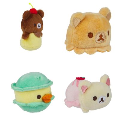 Rilakkuma San-X Original Macaroon Box Plush - 4pcs Image 3