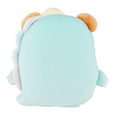 Rilakkuma San-X Original Plays with Dino Flat Mochi Series Plush - Pastel Green Image 3