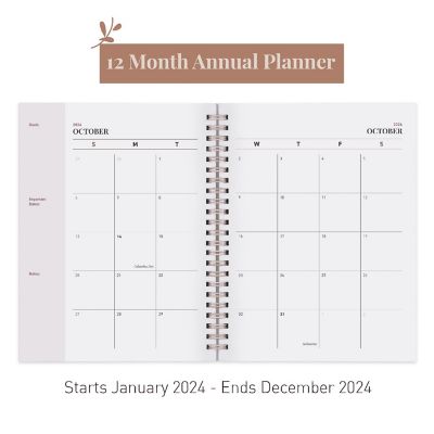Rileys 2024 Weekly Planner - Annual Weekly & Monthly Agenda Planner, Jan - Dec 2024 Image 2