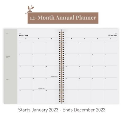 Rileys & Co. - (8.5 x 11-Inches) Annual Weekly & Monthly Agenda Planner, Jan - Dec 2024 Image 2