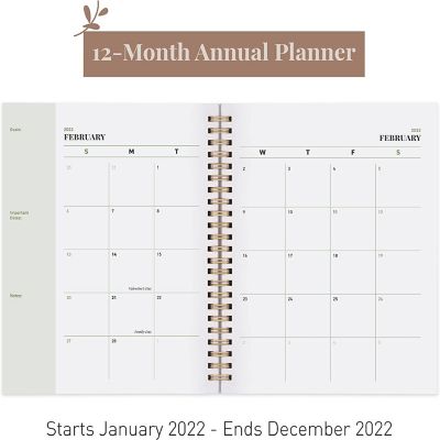 Rileys & Co. - (8 x 6-Inches), Annual Weekly & Monthly Agenda Planner, Jan - Dec 2024 Image 3