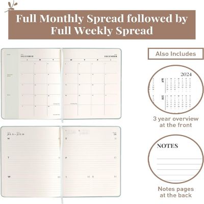 Rileys & Co 2024 Weekly Planner - Premium Annual Weekly & Monthly Agenda Planner, Jan - Dec 2025 Image 3