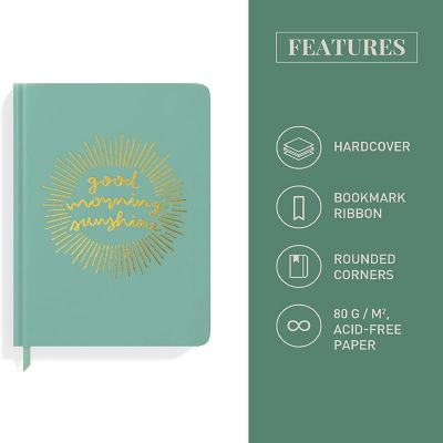 Rileys & Co Notebook Journal for Work and School - Lined Journal 8 x 6 Inches - 240 Pages Image 1