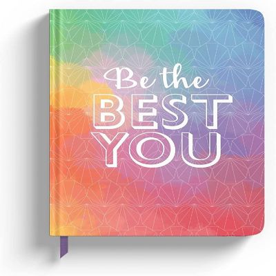 Rileys Co Dotted Journal Notebook 8x6 Inches, Be the Best You Motivational Journal Image 1