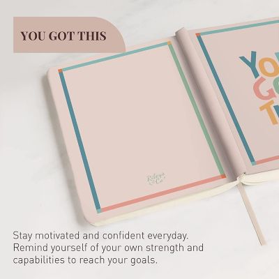 Rileys Co Dotted Journal Notebook 8x6 Inches, You Got This Motivational Journal Image 3