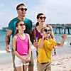Rimless Blue Glasses - 12 Pc. Image 2