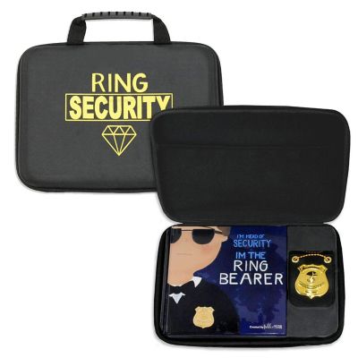 Ring Bearer Gift Set - Includes Book, Badge, and Wedding Ring Security Briefcase Image 2