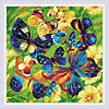 Riolis Diamond Mosaic Kit 11.75x11.75 Butterflies Image 1