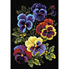 Riolis Diamond Mosaic Kit  8.25"x 11.75" Pansies Image 1