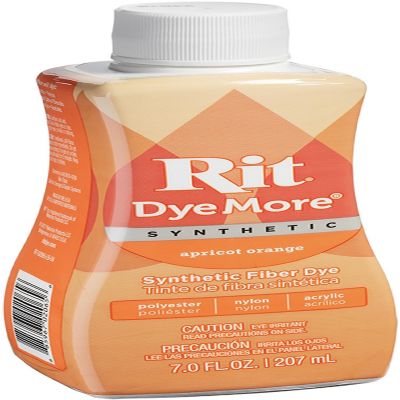Rit Dye More Synthetic 7oz-Apricot Orange Image 1
