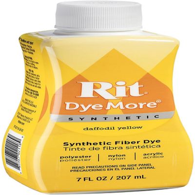 Rit Dye More Synthetic 7oz-Daffodil Yellow Image 1