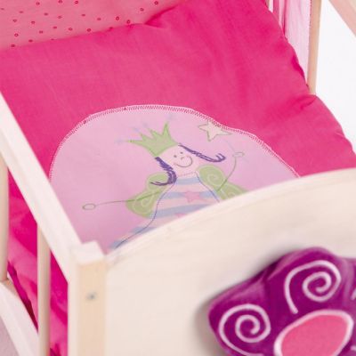 Roba Happy Fee Doll Canopy Bed Set, Pink Image 3