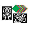 Robot Bugs Foil Art Sticker Pack Image 1