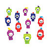 Robot Collectable Keychains - 12 Pc. Image 1