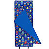Robots Microfiber Kids Nap Mat Image 1