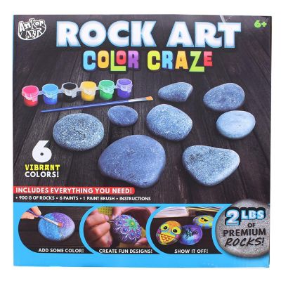 Rock Art Color Craze DIY Craft Kit  Includes 2 lbs of Premium Rock Image 2