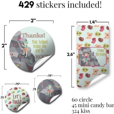 Rock Climbing Sticker Bundle 429pc. by AmandaCreation Image 1