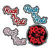Rock N Roll Chenille Patch Image 1