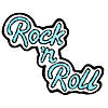Rock N Roll Chenille Patch Image 2