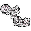 Rock N Roll Chenille Patch Image 3