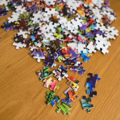 Rockem Sockem Mecha Robot Puzzle For Adults And Kids  1000 Piece Jigsaw Puzzle Image 3