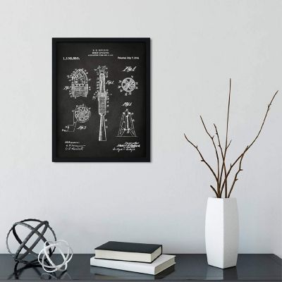 Rocket Ship Patent Poster 8.5x11in Image 2