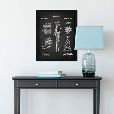 Rocket Ship Patent Poster 8.5x11in Image 3