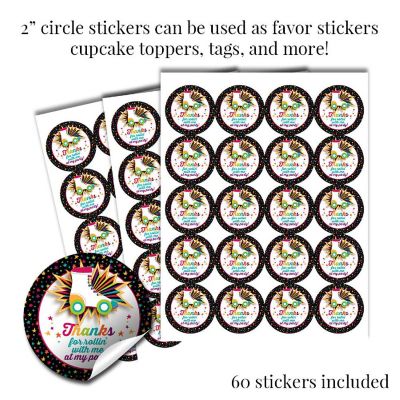 Roller Skating Birthday Sticker Bundle 429pc. by AmandaCreation Image 1