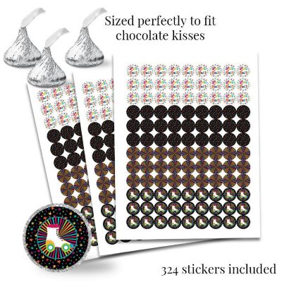 Roller Skating Birthday Sticker Bundle 429pc. by AmandaCreation Image 2