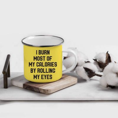 Rolling My Eyes 11oz  Campfire Mug Image 1
