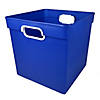 Romanoff Cube Bin, Blue, Pack of 3 Image 1