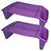 Romanoff Lap Tray , Purple Sparkle, Pack of 2 Image 1