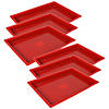 Romanoff Medium Creativitray, Red, Pack of 6 Image 1