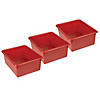 Romanoff Stowaway 5" Letter Box no Lid, Red, Pack of 3 Image 1