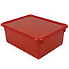 Romanoff Stowaway 5" Letter Box with Lid, Red, Pack of 2 Image 1