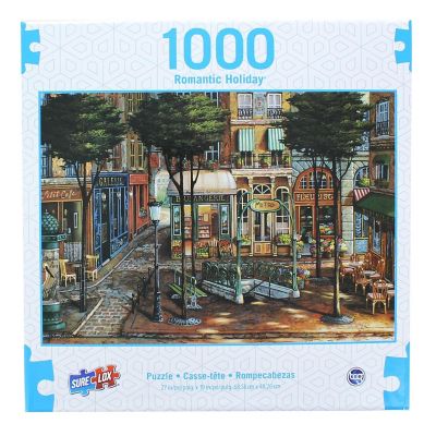 Romantic Holiday 1000 Piece Jigsaw Puzzle  Sunlit Square Image 1