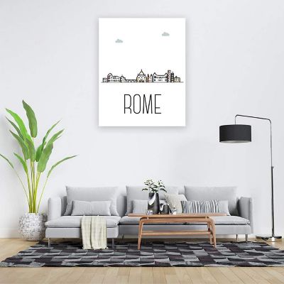 Rome Skyline Color 16x20in 1-Pack Image 1
