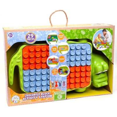 Roo Crew: Crocodile Block Activity Station - 29 Pieces, Ages 2+ Image 1