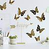 RoomMates 3D Gold Butterflies Peel & Stick Mirros Image 2