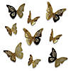 RoomMates 3D Gold Butterflies Peel & Stick Mirros Image 4