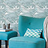 RoomMates Asian Waves Peel and Stick Wallpaper - Teal Image 4