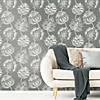 Roommates Batik Jacobean Peel & Stick Wallpaper - Grey Image 1