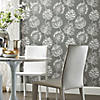 Roommates Batik Jacobean Peel & Stick Wallpaper - Grey Image 4